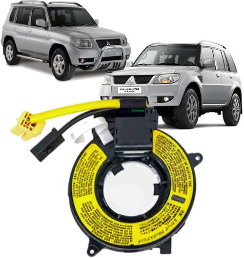 Cinta Airbag Hard Disc Pajero Full e Dakar L200 Triton Tr4 Airtrek e Outlander Sem controle de som no Volante - 8619A016