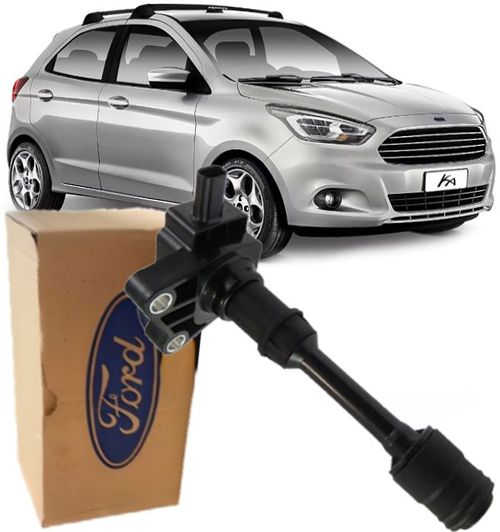 Bobina de Ignição Ford Ka 1.5 16V Sigma Flex de De 2015 À 2018 - E3bg-12a366-bb