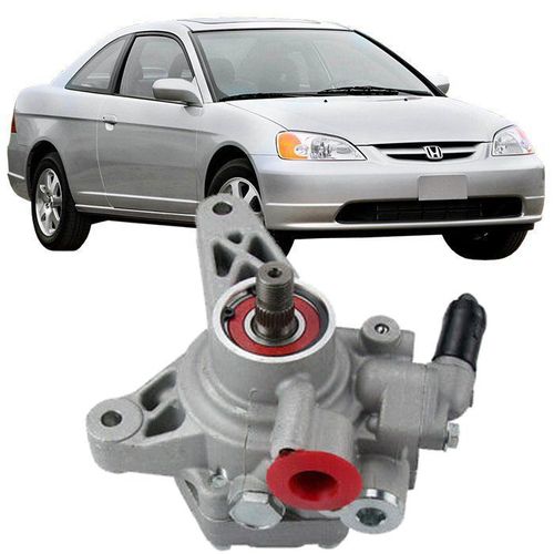Bomba de Direcao Hidraulica Honda Civic 1.7 16V de 2001 a 2006 56110-PLA-033