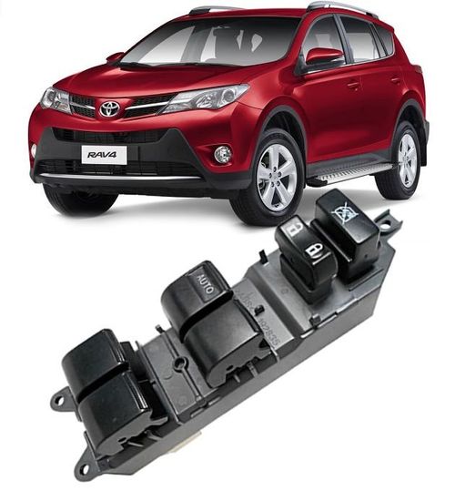 Botao Interruptor Vidro Eletrico Toyota Rav4 2.0 16V Apos 2013
