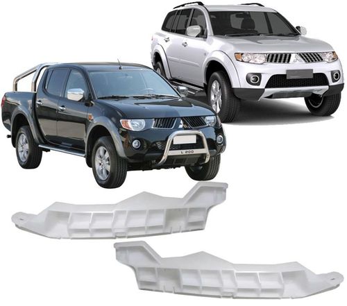 Par de Guia Suporte do Parachoque Dianteiro L200 Triton Dakar de 2007 a 2016