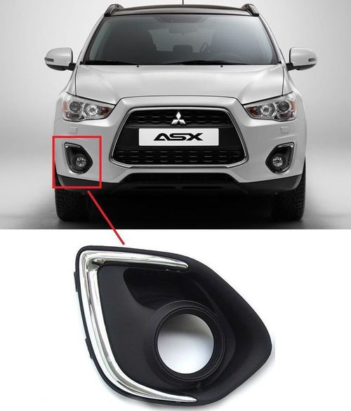 Moldura Farol Milha Neblina Asx de 2013 a 2016 Direito