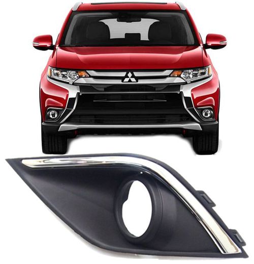 Moldura Farol Milha Neblina Outlander 2016 a 2019 Esquerdo