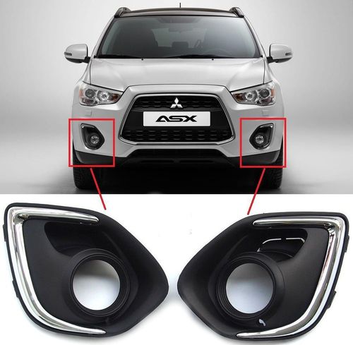 Par de Moldura Farol Milha Neblina Asx de 2013 a 2016
