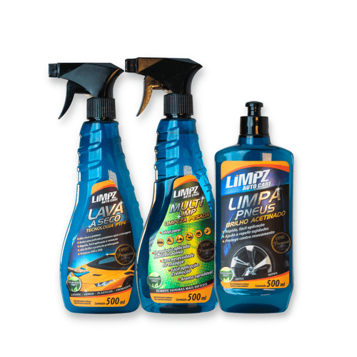 Limpa Seco Lava A Seco Tecnologia Ptfe Limpz Auto 500 Ml