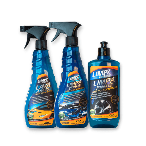 Limpa Seco Lava A Seco Tecnologia Ptfe Limpz Auto 500 Ml