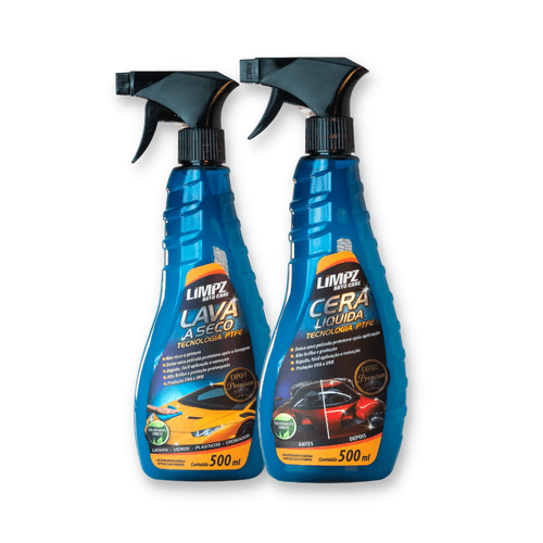 Limpa Seco Lava A Seco Tecnologia Ptfe Limpz Auto 500 Ml