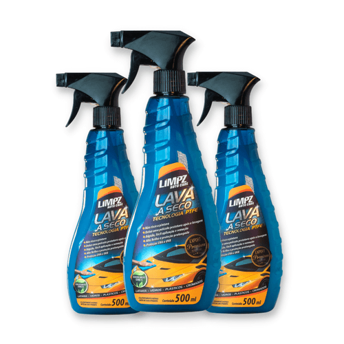 Limpa Seco Lava A Seco Tecnologia Ptfe Limpz Auto 500 Ml