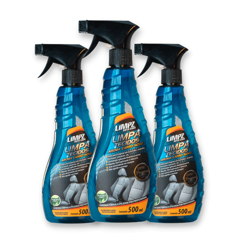 Limpa Tecidos Com Aroma Carro Novo Limpz Auto 500 Ml