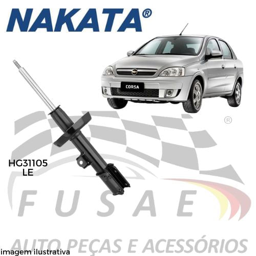 AMORTECEDOR DIANTEIRO ESQUERDO NOVO CORSA TODOS APÓS 2002  MERIVA TODOS APÓS 2002  MONTANA 2003 A 2012