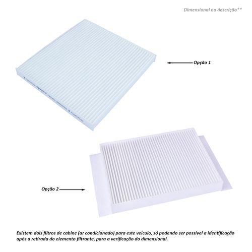 Filtro de ar condicionado Chery Arrizo 6 1.5 GSX Turbo Flex 2020/...