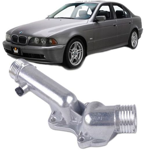 Carcaca Valvula Termostatica Bmw E39 528i 2.8 6cc 1995 a 2000 De Aluminio - 11531740478