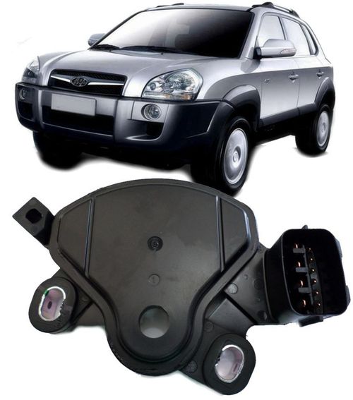 Chave Seletora Inibidora Cambio Tucson Sportage 2.0 2.7 de 2006 a 2014