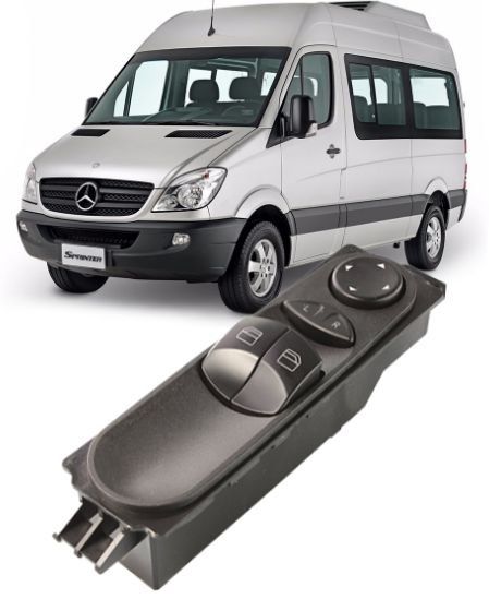 Comando Botão Vidro Eletrico Sprinter Cdi 311 415 515 de 2013 à 2018 Esquerdo