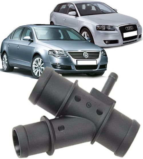 Conexão Flange Agua Audi A3 2.0 Tfsi Sportback de 2005 à 2009 - 01k0121087h