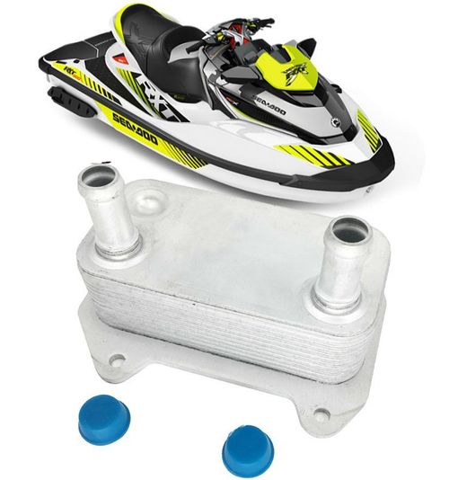 Radiador Resfriador de Oleo Motor Jet Ski Sea Doo Gtx Rxp Rxt Gti e Gts 4 Tempos