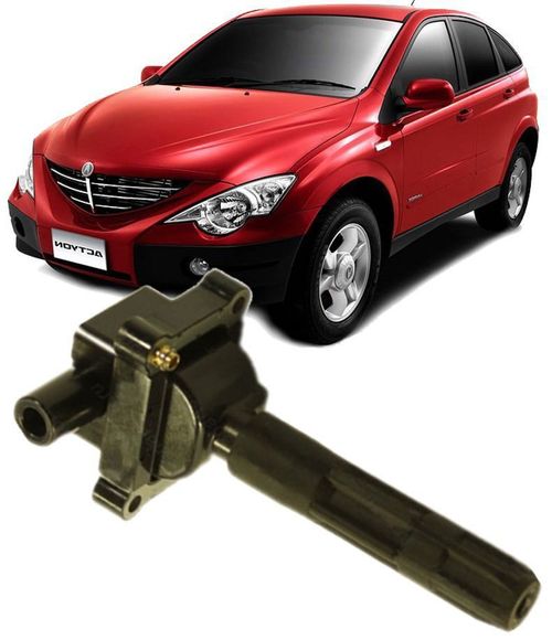 Bobina De Ignição Ssangyong Actyon 2.3 16v à Gasolina de 2006 à 2013 A1611583103