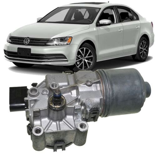 Motor Limpador Vidro Parabrisa Jetta de 2011 à 2017 - 6R1955119A