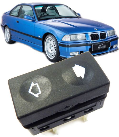 Botão vidro eletrico Traseiro Bmw E36 325i 318i 320i de 1991 à 1999
