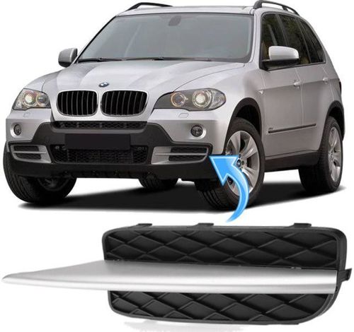 Grade Moldura Parachoque Bmw X5 (E70) de 2007 à 2010 - Esquerdo