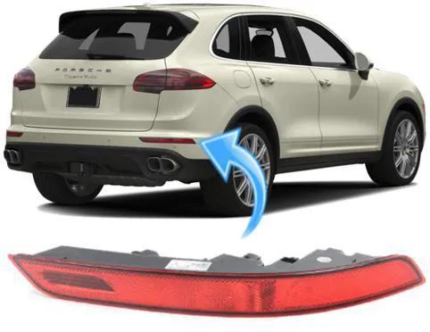 Lanterna do Parachoque Traseiro Cayenne de 2015 à 2017 - Direito