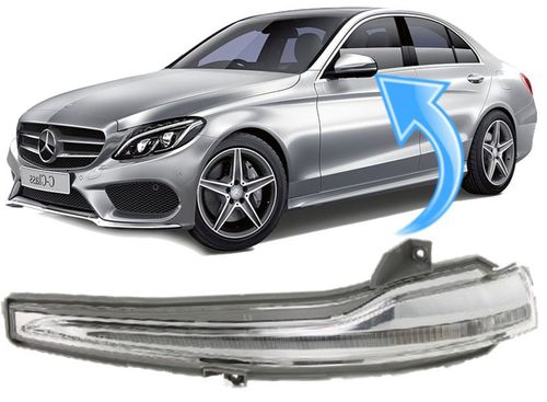 Pisca Seta Retrovisor Mercedes C180 C200 C250 Após 2015 - Ld Esquerdo