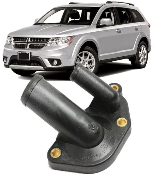 Carcaça da Valvula Termostatica Dodge Journey 2.7 V6 De 2007 À 2011 - 4792328