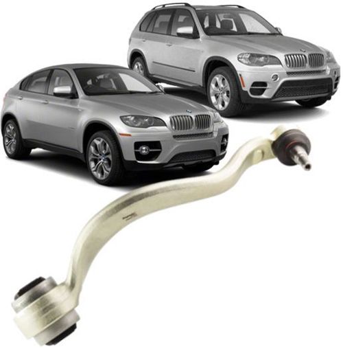 Braço Inferior Curvo Esquerdo Bmw X5 e X6 de 2007 À 2014