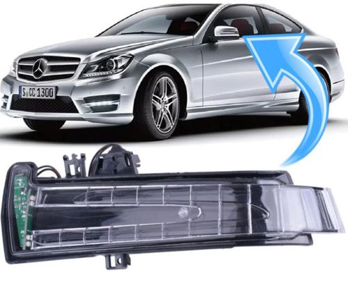 Pisca Seta Retrovisor Mercedes C180 C200 C250 B200 GLA250 CLA200 - Ld Esquerdo