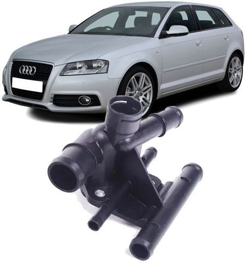 Flange Agua Do Cabecote Audi A3 Sportback 2.0 Tfsi de 2004 à 2013 - 06F121133G
