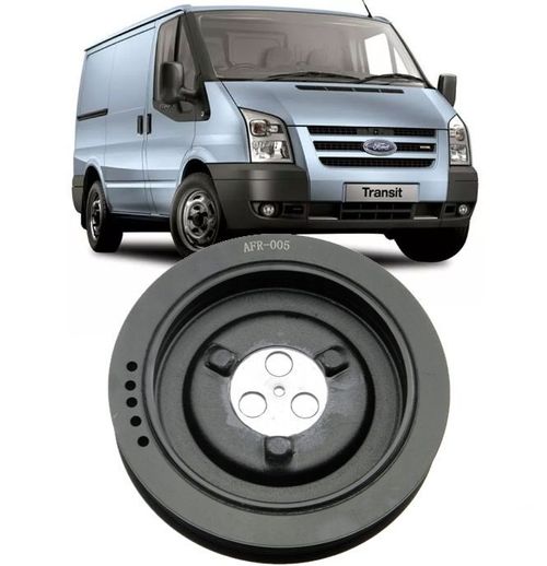 Polia Do Virabrequim Transit 2.4 16v Diesel de 2008 à 2012 - 6C1Q6B319EA