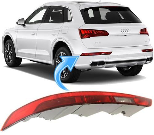 Lanterna de Neblina Parachoque Traseiro Esquerdo Audi Q5 de 2017 à 2021