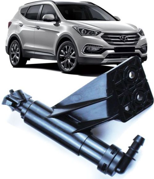 Esguicho Lavador do Farol Hyundai Santa Fé 3.3 V6 de 2014 à 2018 - Ld Direito