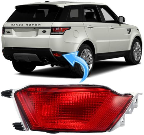 Lanterna De Neblina Parachoque Traseiro Direito Range Rover Sport De 2014 À 2017