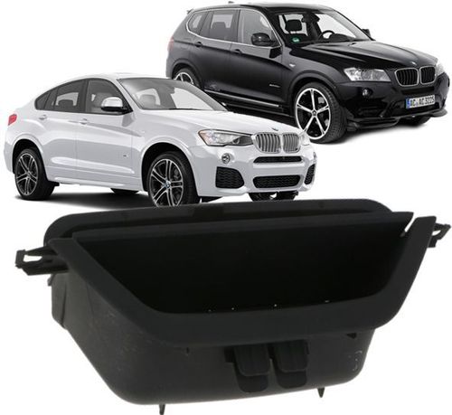 Puxador Porta Dianteira Esquerda Bmw X3 F25 e X4 F26 de 2011 À 2017 - Preto