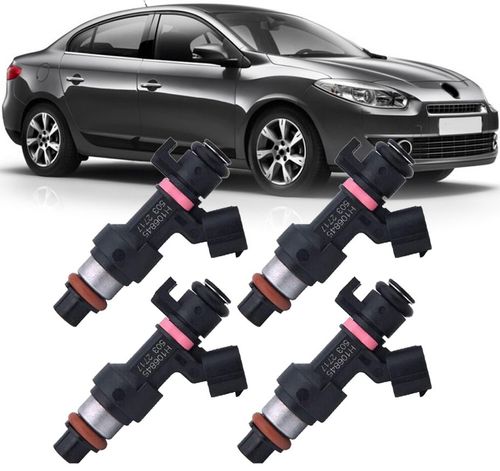 Kit 4 Bico Injetor Fluence 2.0 16V Flex de 2010 À 2017- H106845