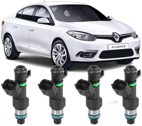 Kit 4 Bico Injetor Fluence 2.0 16V Flex de 2010 À 2017 - H025241