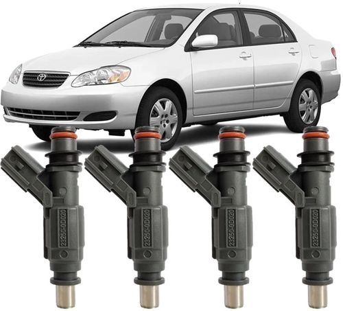 Kit 4 Bico Injetor Corolla 1.6 16V de 2003 a 2008 Original - 23250-0d030