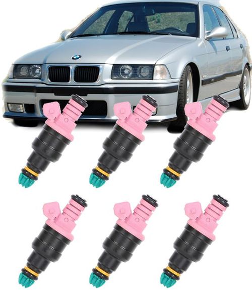 Kit 6 Bico Injetor Bmw Z3, 328i, M3 E 528i a Gasolina de 1996 a 2000
