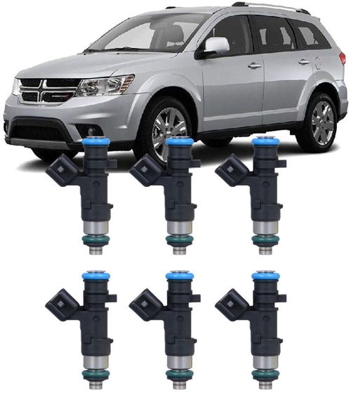 Kit 6 Bico Injetor Cherokee e Journey 3.6 V6 de 2011 a 2020 - 0280158233