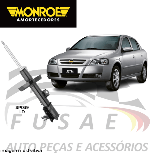 AMORTECEDOR DIANTEIRO LADO DIREITO MONROE SP039 ASTRA 1.8/2.0 APÓS 1998
