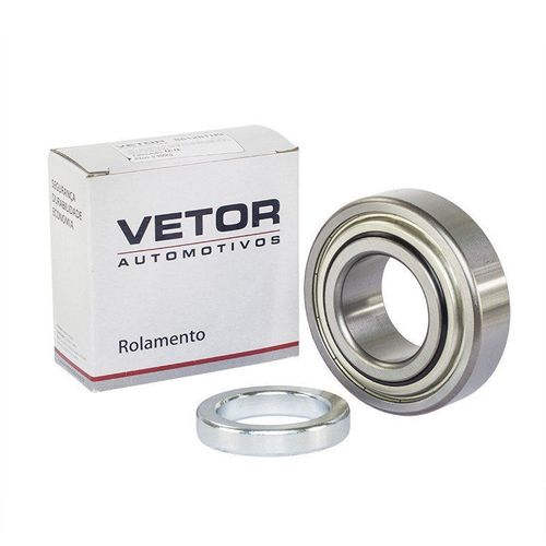 Rolamento de Roda Traseira Ford Aero Willys, F-75, Galaxie 500, Itamaraty, Jeep, Landau, Limited, Maverick, Rural (Com anel para trava).