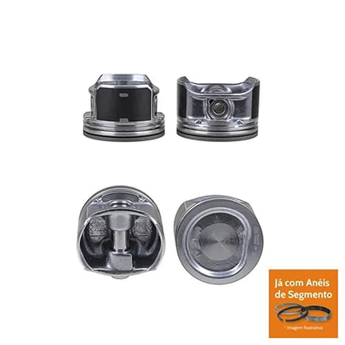 PISTAO COM ANEL - VW FOX GOLF VOYAGE 1.6 8V EA111 FLEX APOS 2008