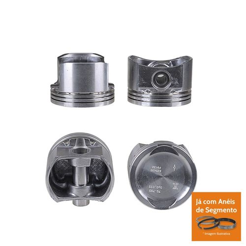 PISTAO COM ANEL - FIAT FIORINO PALIO STRADA 1.3 8V FIRE GASOLINA - MAHLE