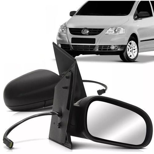 RETROVISOR DIREITO EXTERNO VW FOX 2003/2010 ELÉTRICO