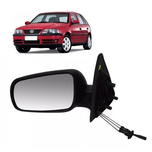 RETROVISOR ESQUERDO EXTERNO VW GOL 1995/2005 COM CONTROLE
