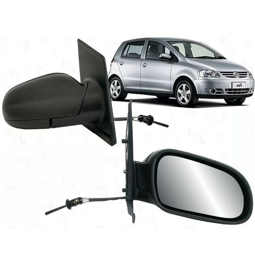 RETROVISOR DIREITO EXTERNO VW FOX 2003/2010 COM CONTROLE