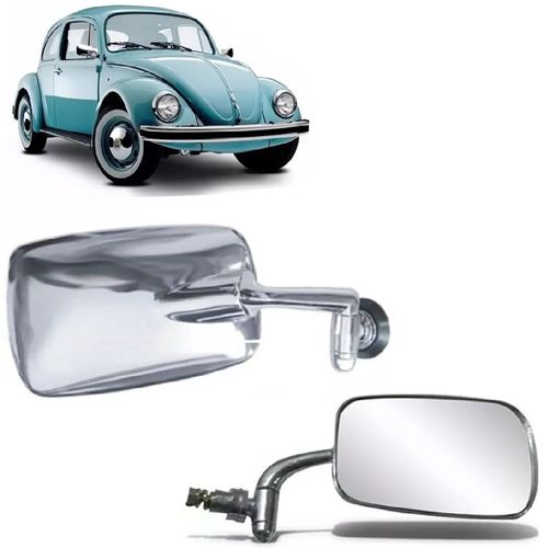 RETOVISOR DIREITO EXTERNO VW FUSCA INOX CROMADO