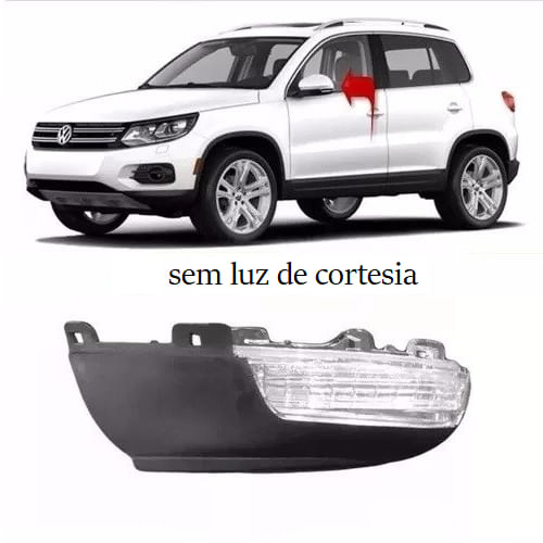 PISCA RETROVISOR ESQUERDO TIGUAN 2009/2014 SEM LUZ CORTESIA
