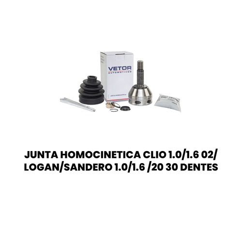 JUNTA HOMOCINETICA CLIO 1.0/1.6 02/ LOGAN/SANDERO 1.0/1.6 /20 30 DENTES